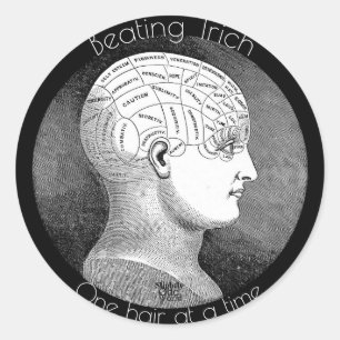 Bestrykning Trich-Trichotillomania-medvetenhet Runt Klistermärke