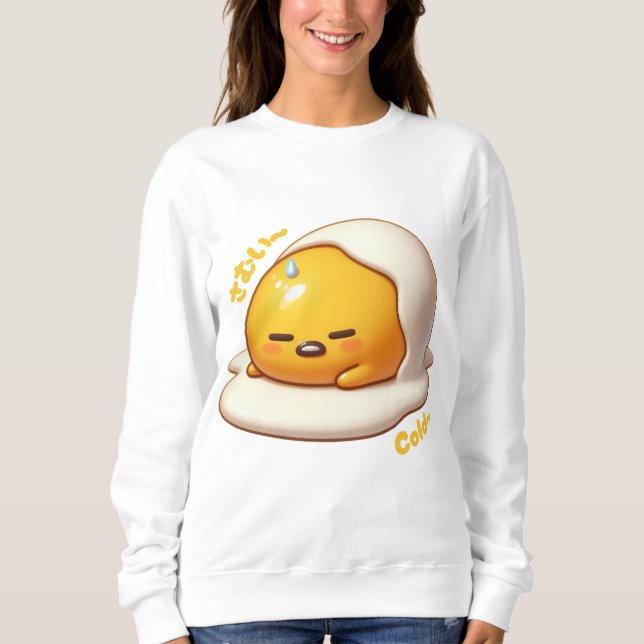Bestsales gudetama-ägg lustig #1 populär japansk t shirt (Framsida)