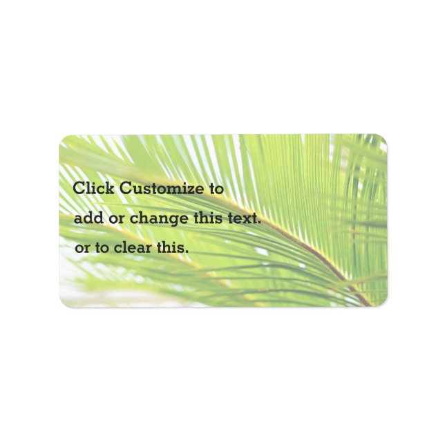 Bestsell Träd ThMeer Adressetikett (Framsidan)