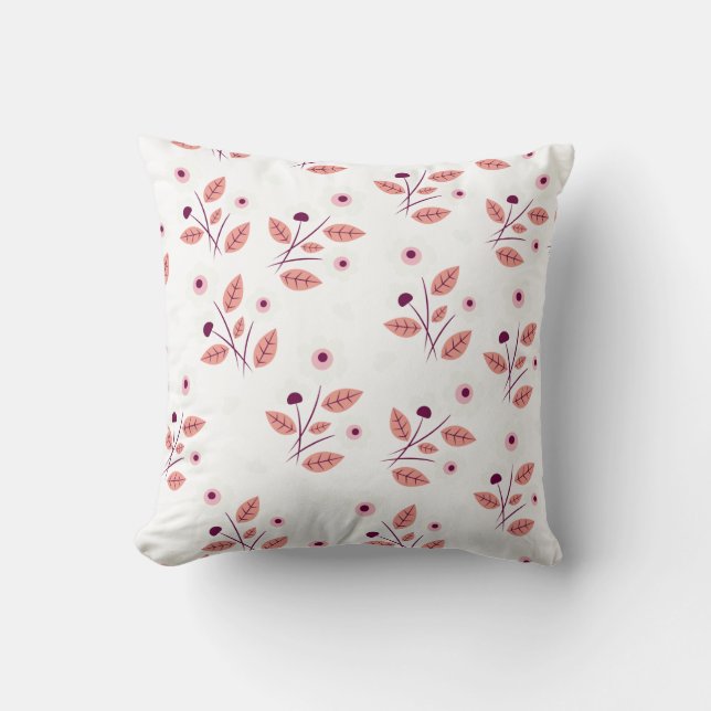 Bestseller-blommigtens bakgrundsdesign för bröllop kudde (Framsida)
