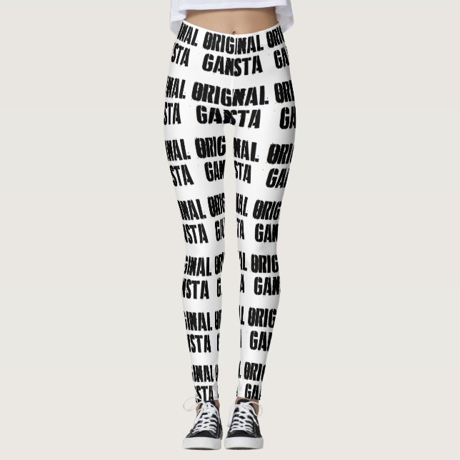 Bestselling damasker för original- gangsta leggings (Framsida)