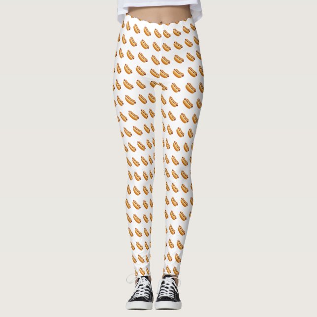 bestselling damasker för varmkorvwienerkorv leggings (Framsida)