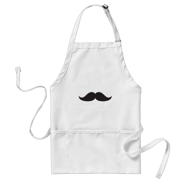 Bestselling Stachin för mustaschgåvaStach humor Förkläde (Framsidan)