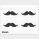 Bestselling Stachin för mustaschgåvaStach humor Ovalt Klistermärke (Sheet)