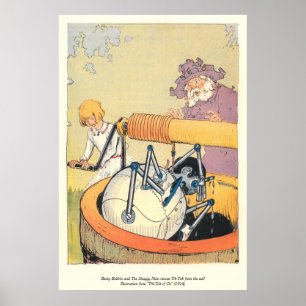 Besty Bobbin och Shaggy Man rädding Tik-Tok Poster