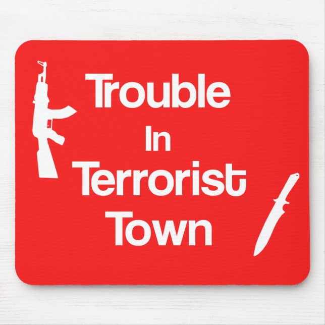 Besvära i terrorist, Towndobbel sommusen vadderar Musmatta (Framsidan)