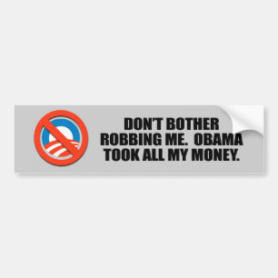 BESVÄRA INTE ATT RÅNA MIG. OBAMA TOG ALLA MIN BILDEKAL