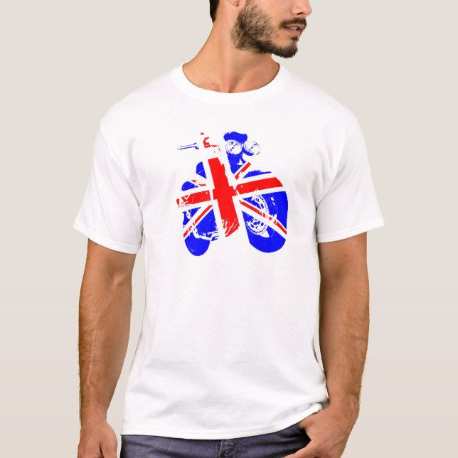 Besvärat rusa trippeln t-shirt (Framsida)