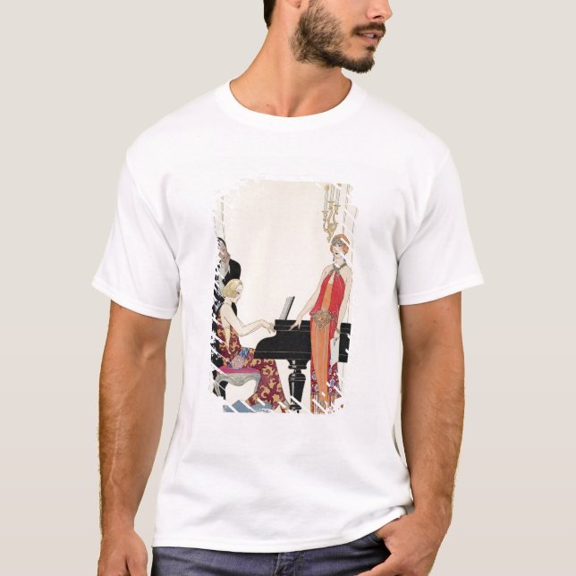 Besvärjelse illustration för 'Gazette du Bon Ton' T-shirt (Framsida)