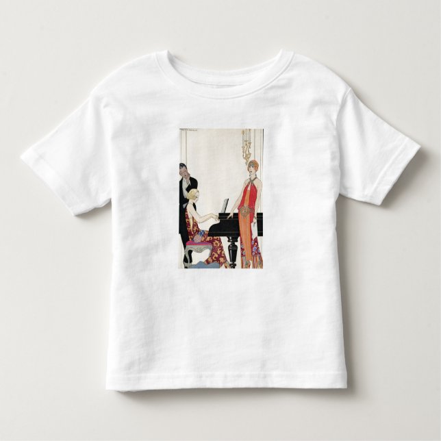 Besvärjelse illustration för 'Gazette du Bon Ton' T-shirt (Framsida)