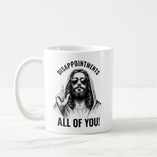 Besvikelser Allihop - Roligt Jesus Meme Kaffemugg
