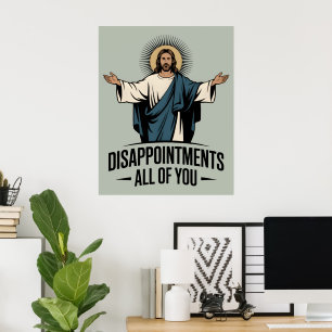 Besvikelser mot er Jesus Memmer Poster