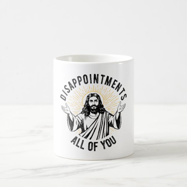 Besvikelser mot er, kristen Jesus. Kaffemugg (Center)