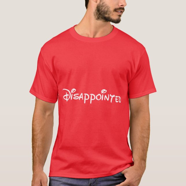 Besviken Inverterad flicka T Shirt (Framsida)