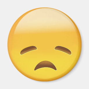 Besviket ansikte Emoji Magnet