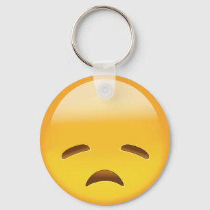 Besviket ansikte Emoji Nyckelring