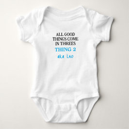 Besynna triplet med Namn, Anpassningsbar Boy T Shirt
