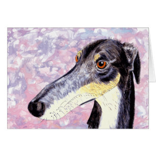 Besynnerlig lurcher hälsningskort