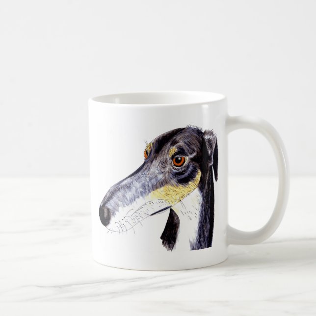 Besynnerlig lurcherhund kaffemugg (Höger)