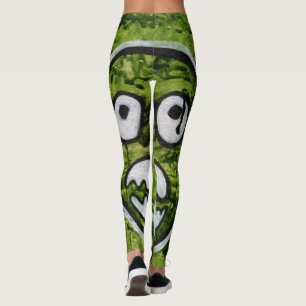 Besynnerlig udda nyckfull gigantisk konst för leggings