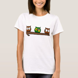Besynnerliga ugglor för Zombie T-shirt