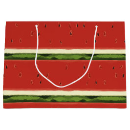 Bet för Bright Red Watercolor Watermelon Gift
