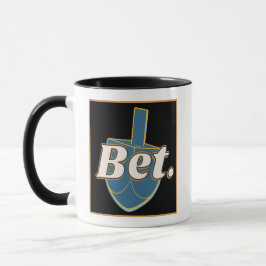 Bet. Hanukkah Dreidel Gimel Joke Gift Gen Z Alpha Mugg