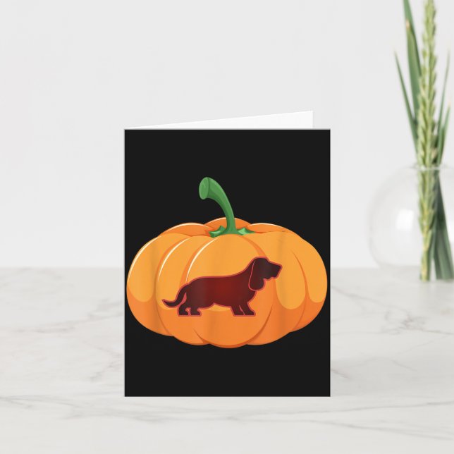 Bet Hound Halloween Hund Pumpa Kort (Framsida)