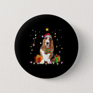 Bet Hound Träd jul Sweater Julafton Hundar Gif Knapp