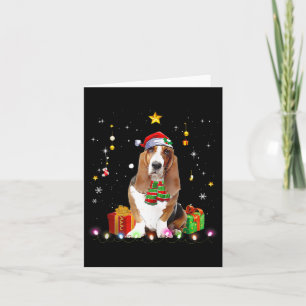 Bet Hound Träd jul Sweater Julafton Hundar Gif Kort