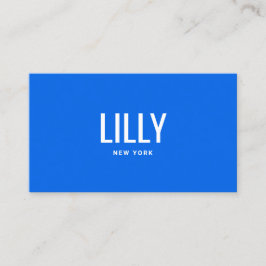 Bet modern Colbalt Blue Visitkort