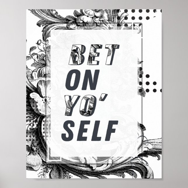 Bet on You Self Motivational Poster (Framsidan)