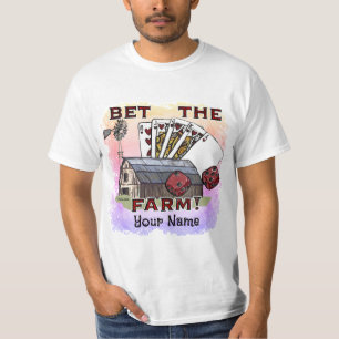 Bet the Farm Poker T Shirt