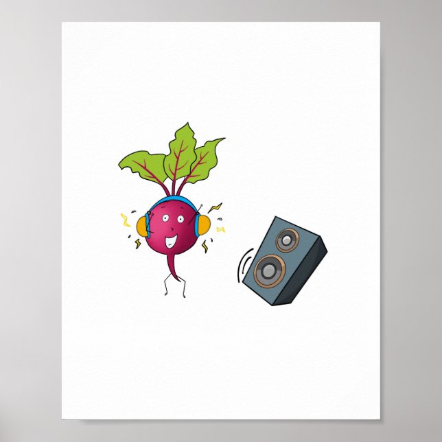 Beta, beats, musik, DJ-tema Poster (Framsidan)