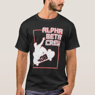 BETA BESÄTTNINGt-skjorta för ALFABETISK T-shirt