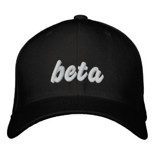 Beta blk hat broderad keps