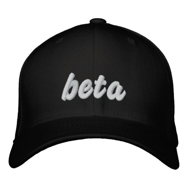 Beta blk hat broderad keps (Framsida)