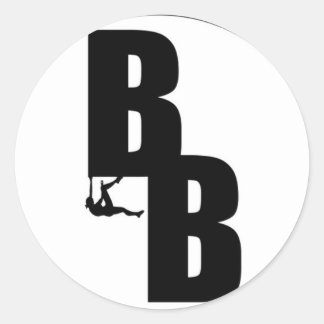 Beta Breakers-klistermärken Runt Klistermärke