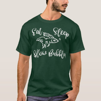 Beta Fish Eat Sömnbubblor T Shirt