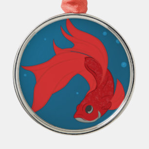 Beta Fish Julgransprydnad Metall