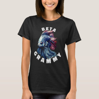Beta Fish Roligt Playful Gift Idea GRAMMY T Shirt