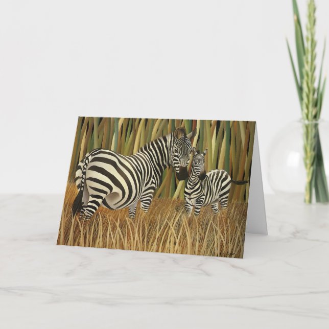 Beta i gräset Notecards Kort (Framsida)