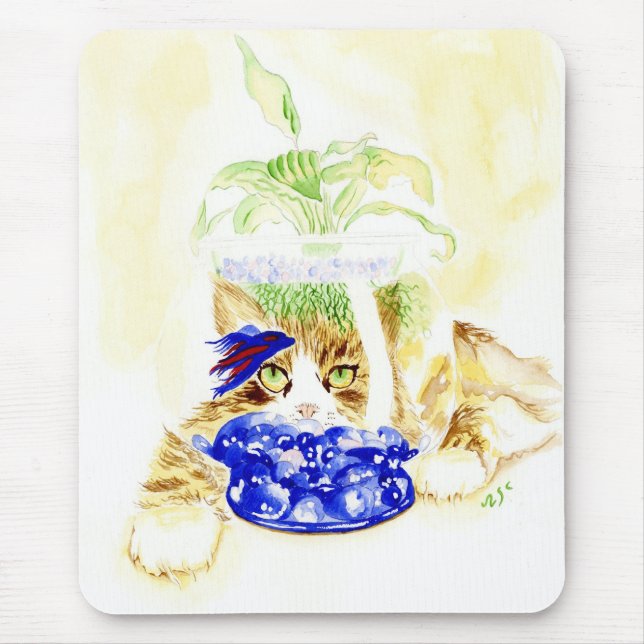 Beta katt Mousepad Musmatta (Framsidan)