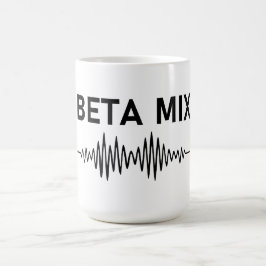 Beta Mix - Audio Waveform Kaffemugg