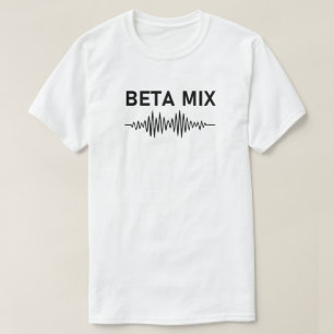 Beta Mix - Audio Waveform T Shirt