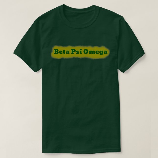Beta Psi Omega T Shirt (Design framsida)
