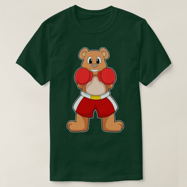 Beta som Boxer med Boxinghandskar 2 T Shirt (Design framsida)
