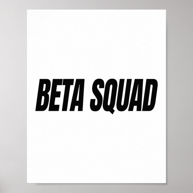 BETA SQUAD POSTER (Framsidan)