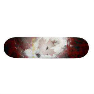 beta underbar vit north skateboard bräda 20 cm