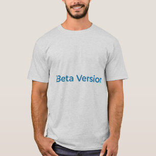 Beta-version – Tech Geek-typografi Design T Shirt